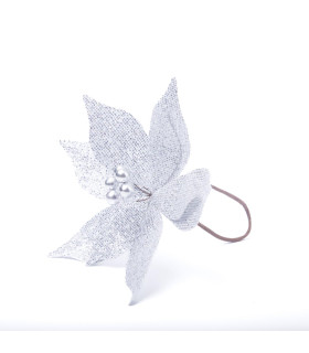 Adorno Estrella Federal Plateada 22 cm Alparamis A24-4056S