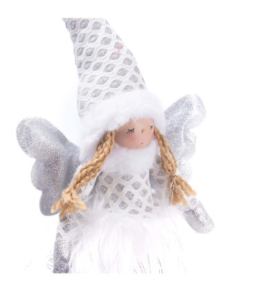 Adorno de Angel Piernas Largas con Luz LED 60 cm Alparamis