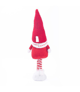 Adorno de Duende con Piernas Largas y Luz LED 48 cm Alparamis