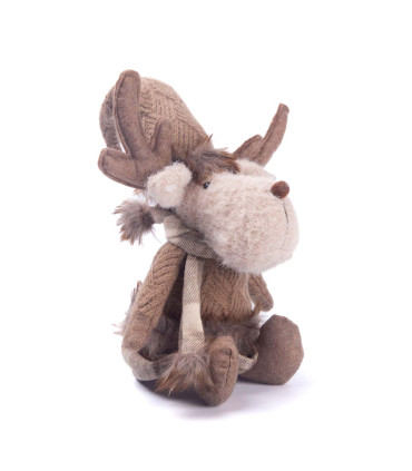 Adorno de Reno con Bufanda 40 cm Alparamis