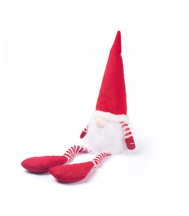 Adorno de Duende Piernas Extensibles con Luz LED 52 cm Alparamis