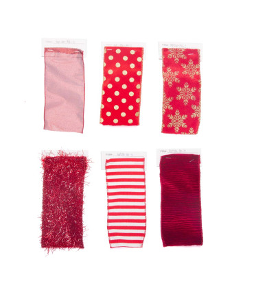 Cinta Roja 7 Diseños Surtidos 8.9 x 10 m Alparamis