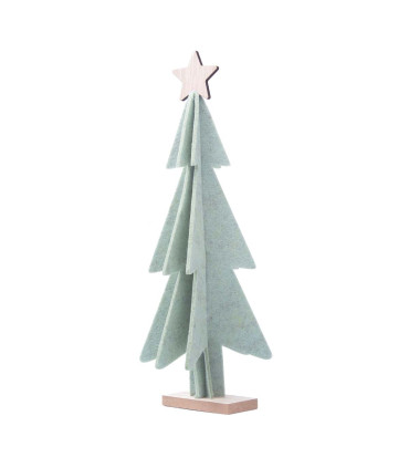 Adorno de Pino Navideño de Tela Fieltro 32 cm Alparamis