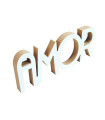 Adorno de Madera Amor 22 x 9 cm