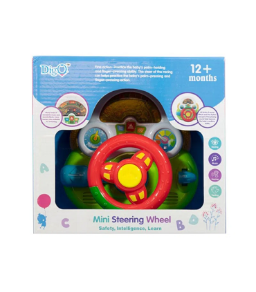 Mini Volante con Luz y Sonido de Juguete a Pilas