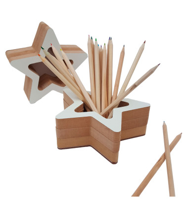 Adorno de Estrella Contenedora 15 x 6 cm