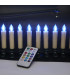 Set de 10 Velas LED con Funciones Color 6 cm Alparamis