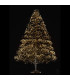 Árbol Negro 210 cm y 3000 Luces Cálidas Alparamis