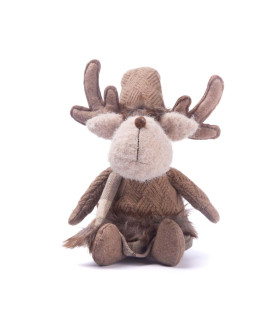 Adorno de Reno con Bufanda 40 cm Alparamis
