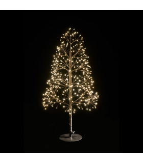Árbol Negro 70 cm y 500 Luces Cálidas Alparamis