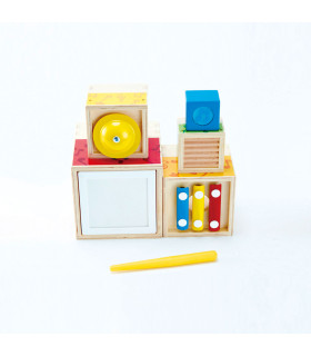 Set de Música Apilable Hape Instrumentos de Juguete
