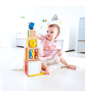Set de Música Apilable Hape Instrumentos de Juguete