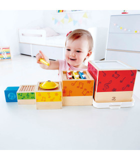 Set de Música Apilable Hape Instrumentos de Juguete