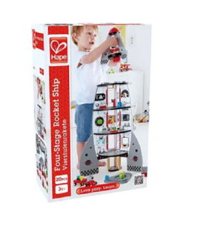 Cohete Espacial de 4 Pisos de Juguete Hape