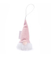 Adorno de Duende Rosa con Luz LED 14 cm Alparamis