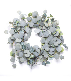 Corona de Hojas de Eucalipto 50 cm