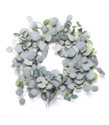 Corona de Hojas de Eucalipto 50 cm