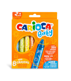 Crayones Acuarelables Wild Baby Carioca x 8