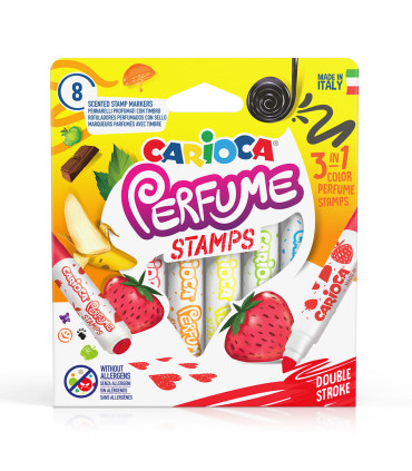Marcadores Stamping con Perfume Carioca x 8