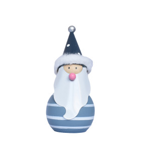 Santa o Snowman en Madera Azul Alparamis