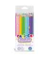 Lápices Colores Pastel Carioca x 12