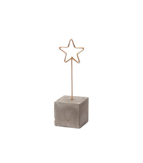 Portafoto con Base de Cemento Estrella Alparamis