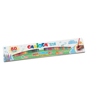 Lápices de Colores Carioca Tita x 80