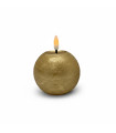 Vela Esfera LED Dorada 10 cm Alparamis