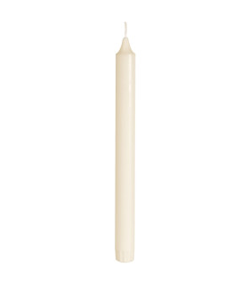 Vela Taper 25 cm Color Crema x 4 unidades