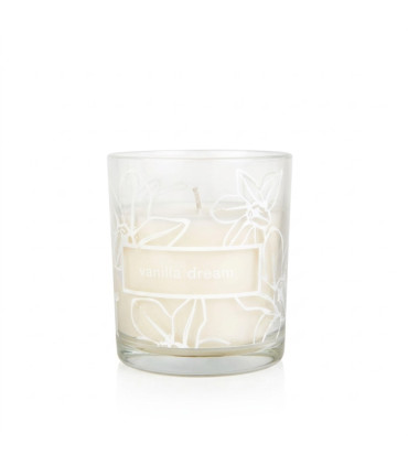 Vela Aromática en Vaso de Vidrio 7 cm Vanilla