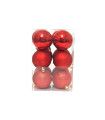 Bolas Rojas de 6 cm x 12 Alparamis