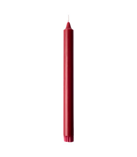Vela Taper 25 cm Bordeaux x 4 unidades