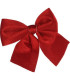 Set de 2 Moños de Terciopelo Rojo 13 cm Alparamis