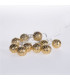 Guirnalda de 10 Bolas LED 2 cm Doradas