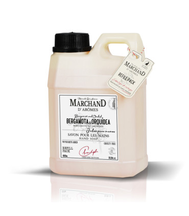 Refill Jabón Líquido Marchand D Aromes 1 Lts Bergamota y Orquídea