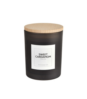 Vela en Vaso de Vidrio con Tapa 7x9 cm Sweet Cardamom