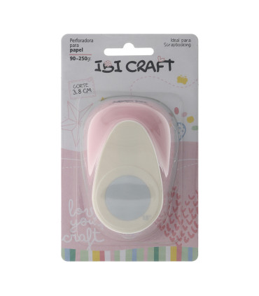 Perforadora Artística 38 mm Círculo Ibicraft