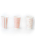 12 Paquetes De 8 Vasos Rosas