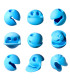 Pelotas Mox Moluk x 3 un.