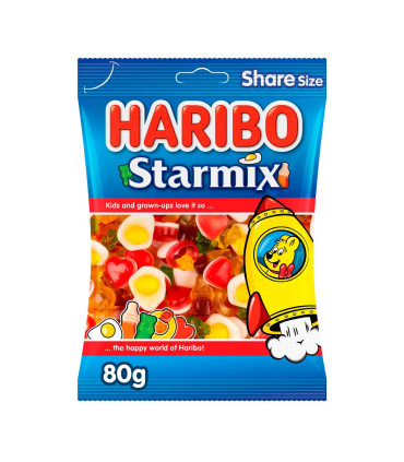 Caramelos Gomitas Haribo Starmix 80 g