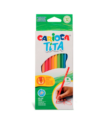 Lápices Tita de Colores Carioca x 12
