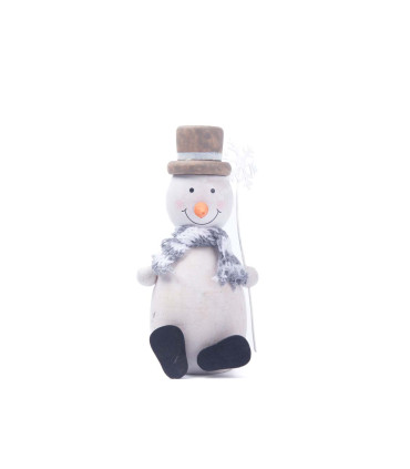 Adorno Figura de Navidad Sentada 13 cm Natural Alparamis