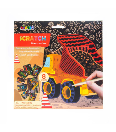 Scratch 20 Pz en 2 Diseños con Exhibidor Avenir
