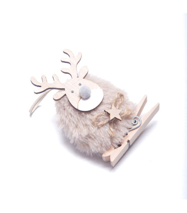 Adorno para Colgar Figura Marrón 12 cm Alparamis