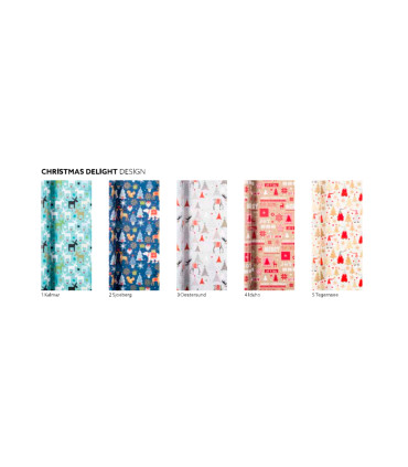 Papel de Regalo Xmas Delight 200 x 70 cm
