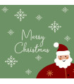 Servilletas 33 x 33 cm Funky Santa Xmas