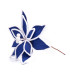 Adorno Estrella Federal Azul 22 cm Alparamis A24-3828