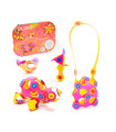 Set de Tripulación Rosa y Amarillo 30 Piezas Clixo