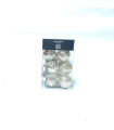 Guirnalda de 10 Bolas LED 4 cm Plateadas Alparamis