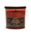 Vela de Soja Aromática 250 g Línea Black Cedro y Violetas Espacio Aroma